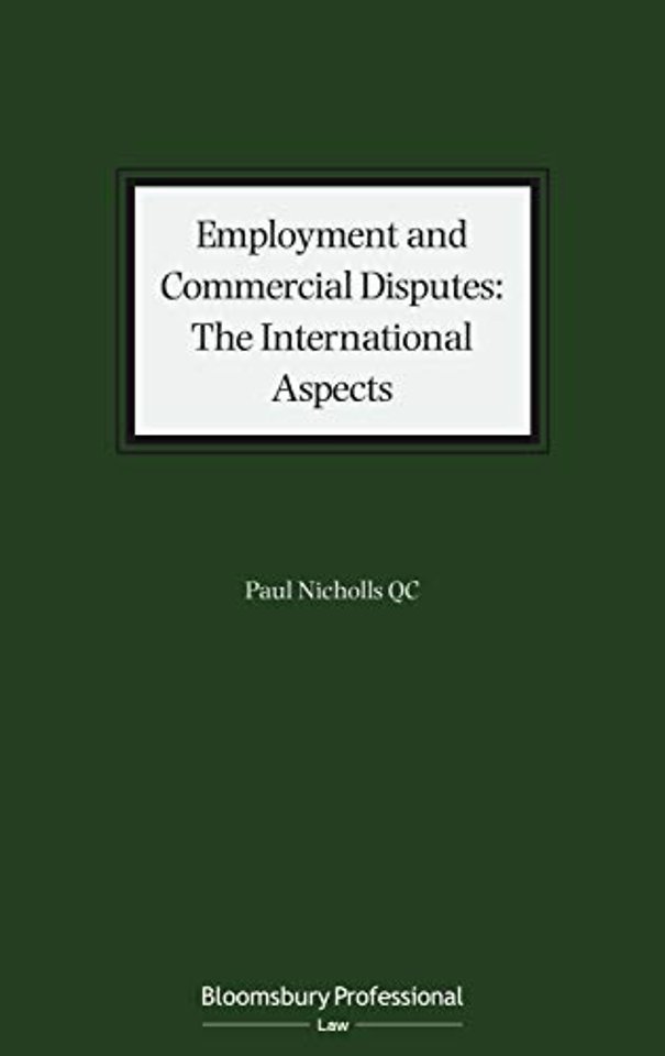 Employment and Commercial Disputes: The International Aspects