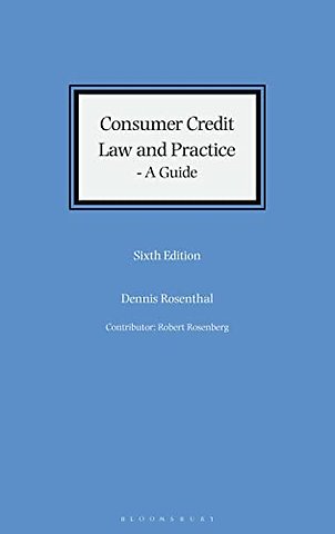 Consumer Credit Law and Practice - A Guide