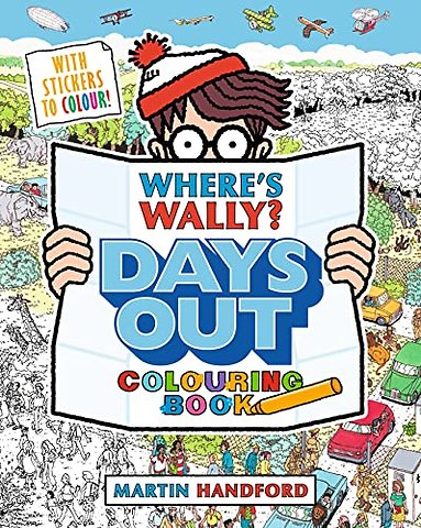 Where's Wally? Days Out: Colouring Book