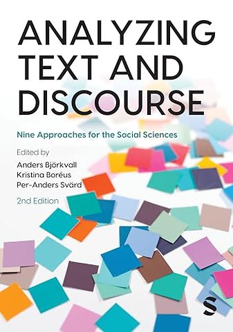 Analyzing Text and Discourse