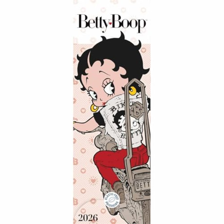 Betty Boop Slim Calendar 2026