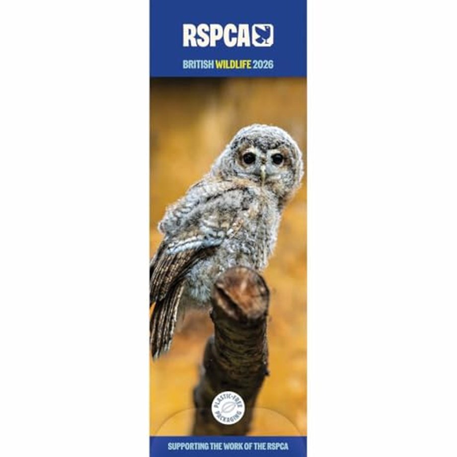 Rspca British Wildlife Slim Calendar 202