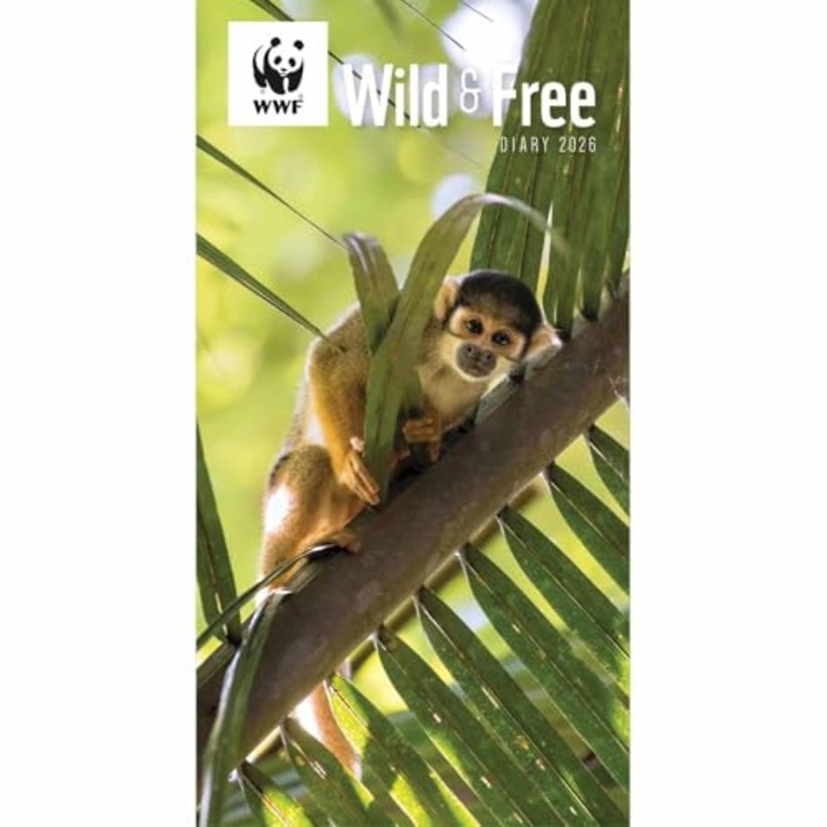 WWF Wild & Free Deluxe Slim Diary 2026