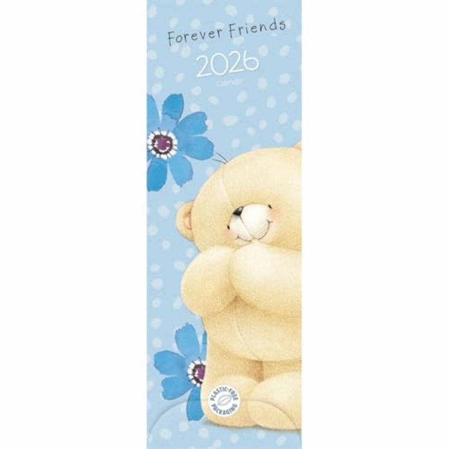 Forever Friends Slim Calendar 2026