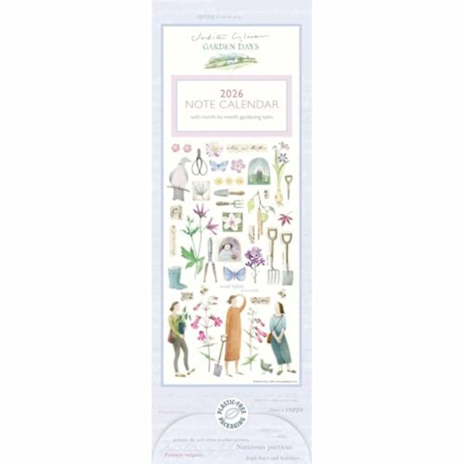 Garden Days Slim Calendar 2026