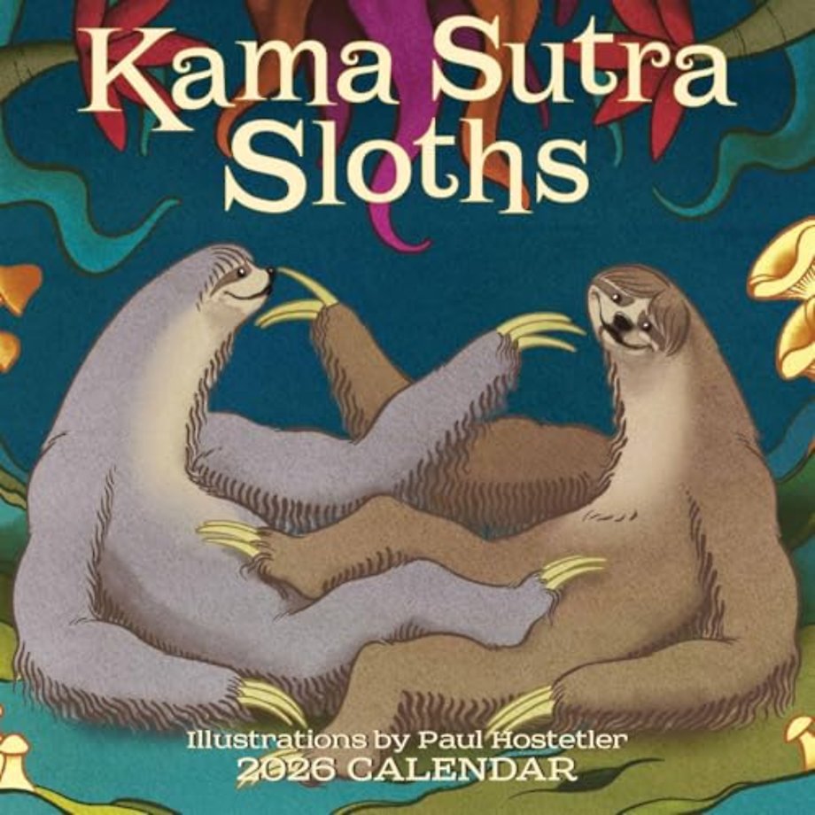 Kama Sutra Sloths Square Wall Sunday Sta