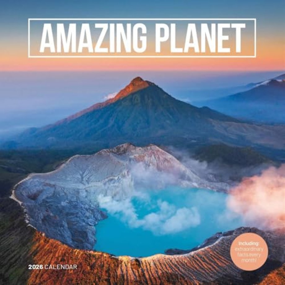 Amazing Planet Square Wall Calendar 2026