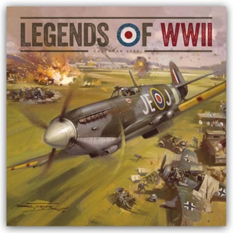 Legends Of Wwii Square Wall Calendar 202