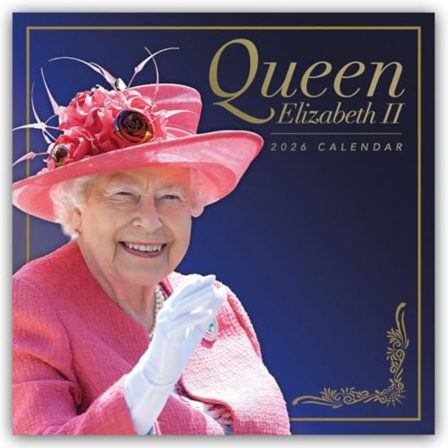 Queen Elizabeth Ii Square Wall Calendar