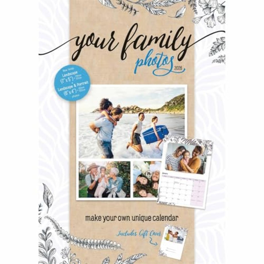 Your Family Photos A4 Calendar 2026