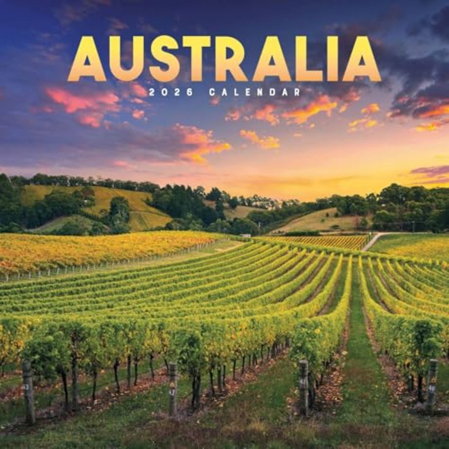 Australia Square Wall Calendar 2026