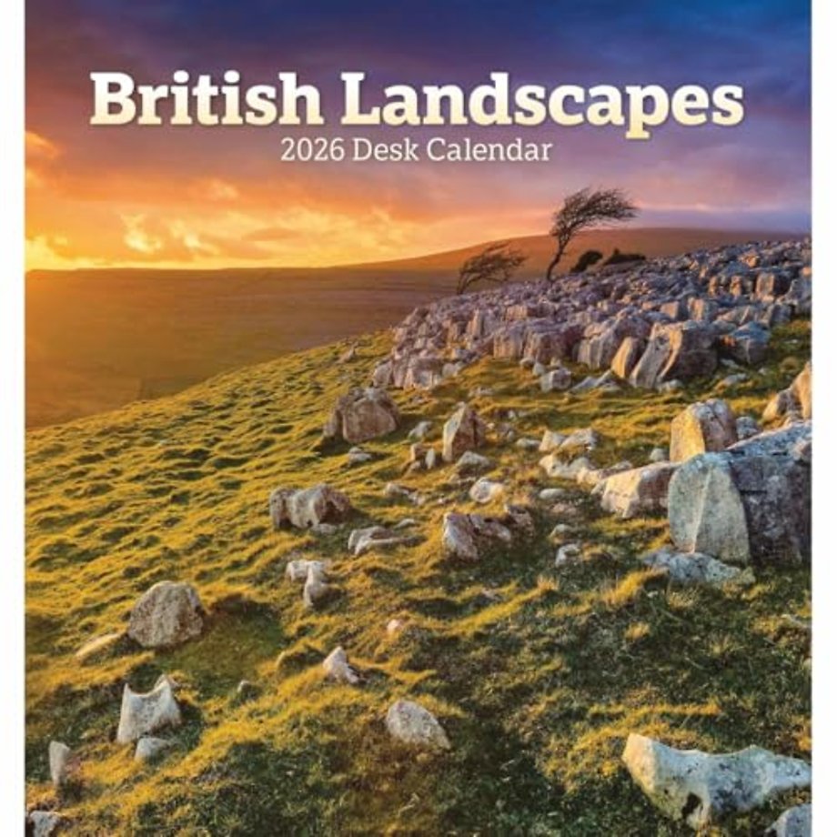 British Landscapes Easel Desk Calendar 2