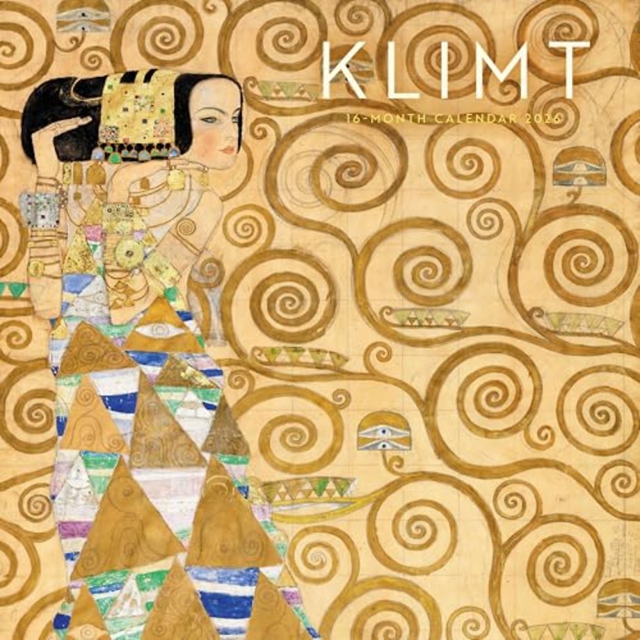 Klimt Square Wall Sunday Start Calendar