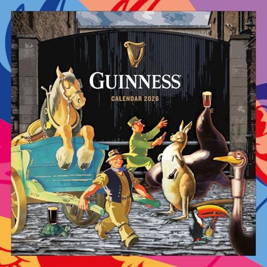 Guinness Square Wall Calendar 2026