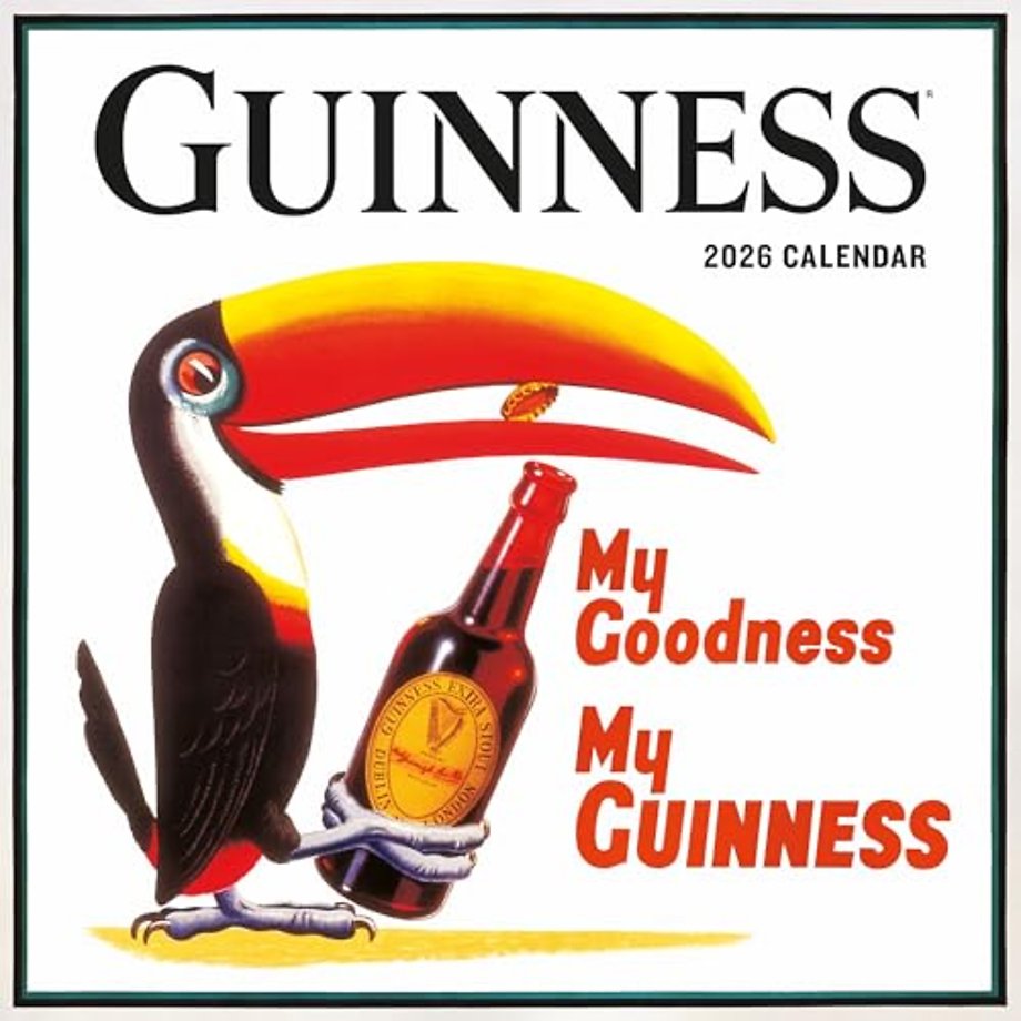 Guinness Poster Art Square Wall Calendar