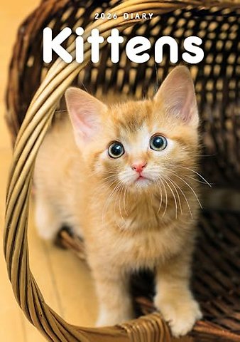 Kittens A5 Diary 2026