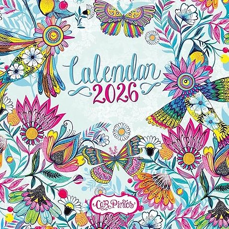 Car Pintos Square Wall Calendar 2026