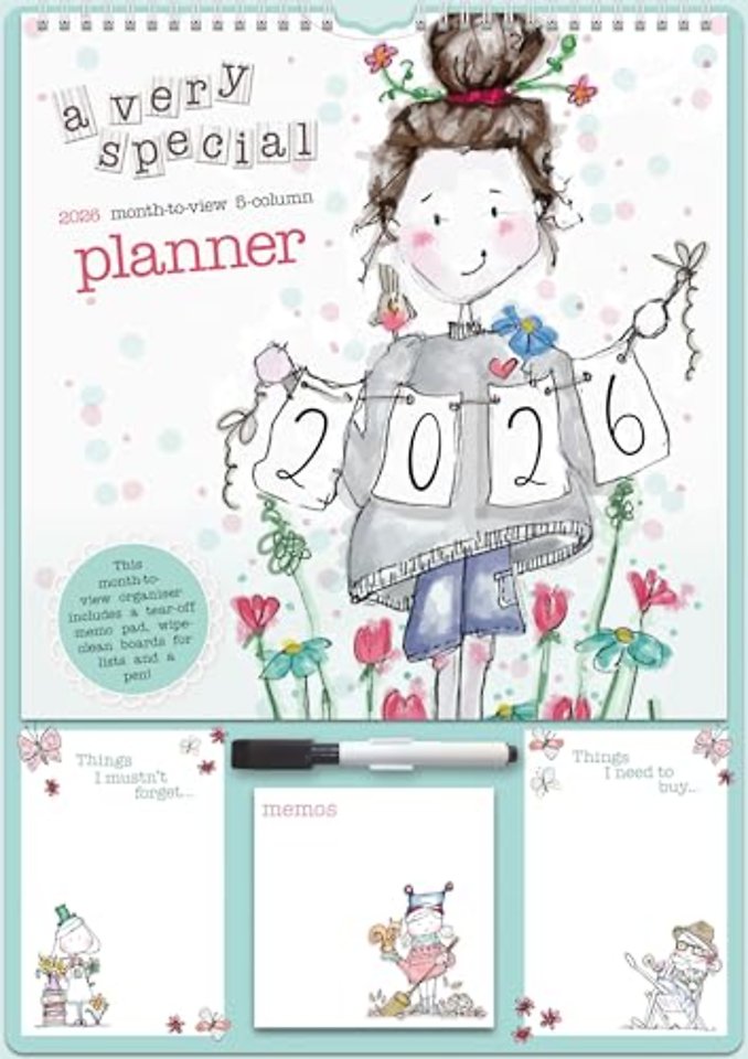 Tracey Russell Deluxe Planner A3 Calenda
