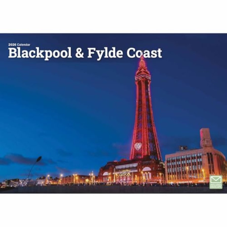 Blackpool Fylde Coast A4 Calendar 2026