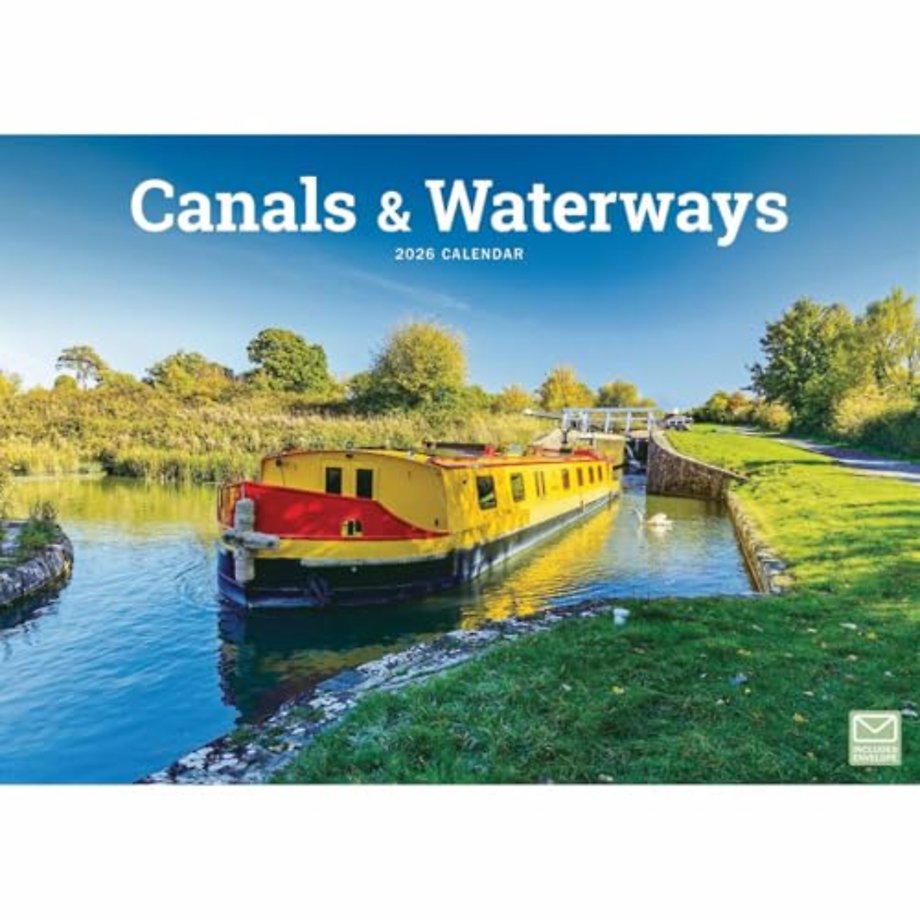 Canals Waterways A4 Calendar 2026