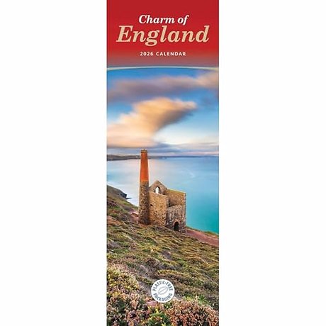 Charm Of England Slim Calendar 2026
