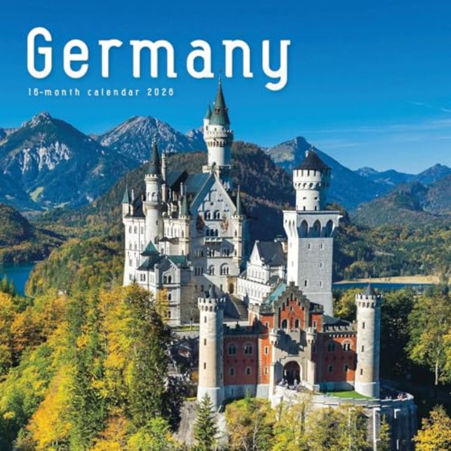 Germany Square Wall Sunday Start Calenda