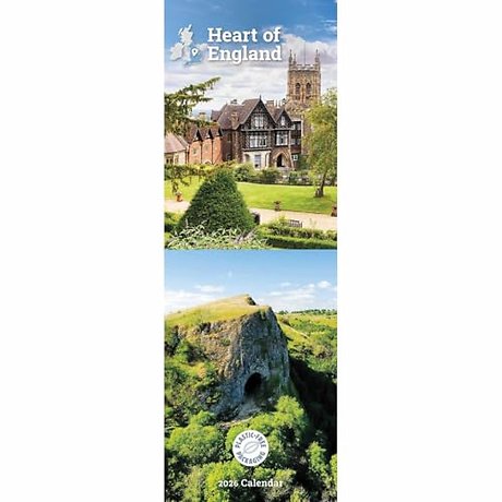 Heart Of England Slim Calendar 2026