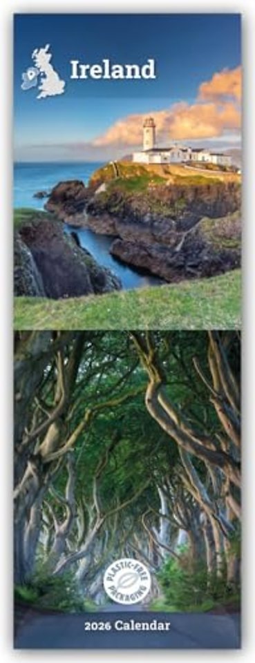 Ireland Slim Calendar 2026