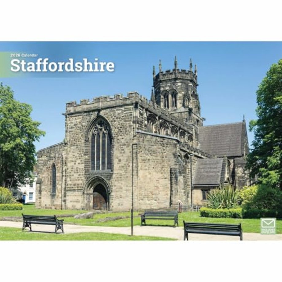 Staffordshire A4 Calendar 2026