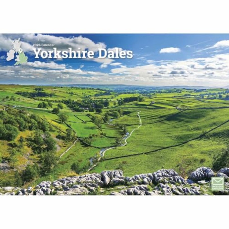 Yorkshire Dales A4 Calendar 2026