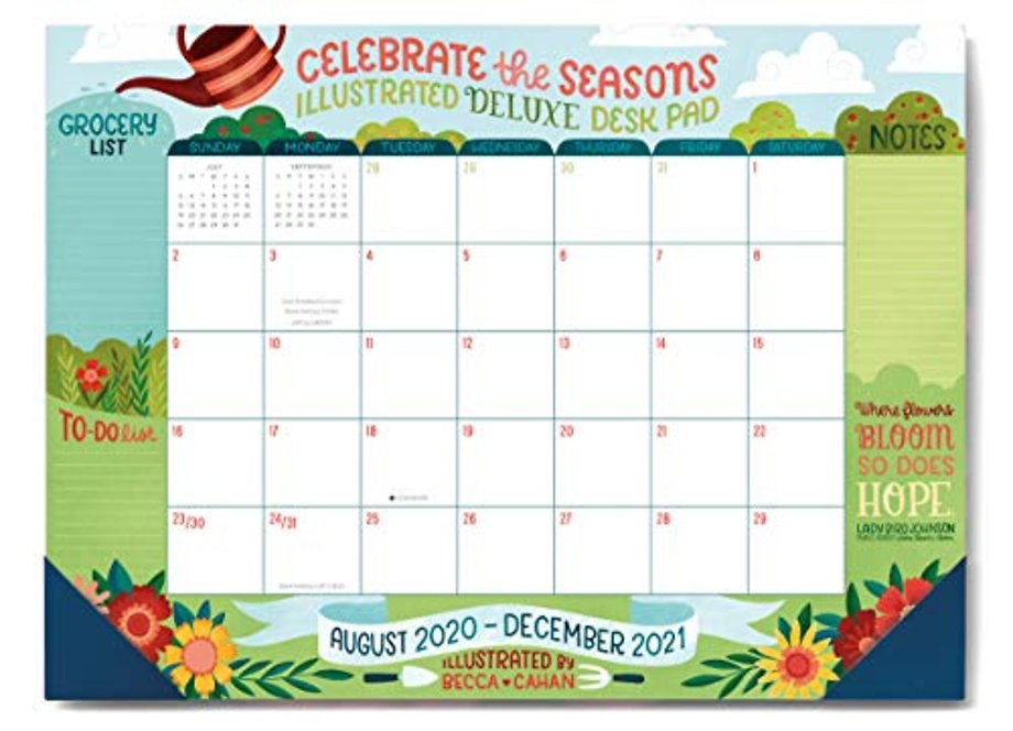 GREENERY MIDNIGHT GARDEN 2021 WEEKLY PLA