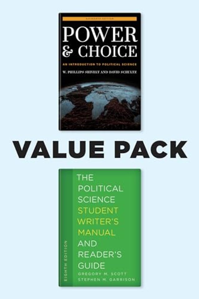 Power and Choice 16e and the Political Science Student Writer's Manual and Reader's Guide 8e Value Pack