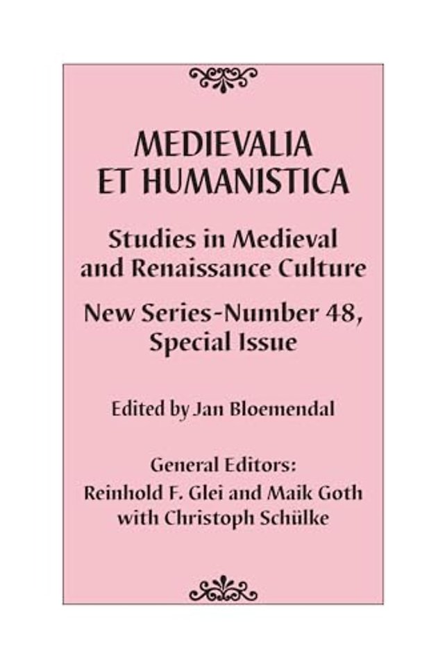 Medievalia et Humanistica, No. 48