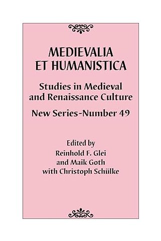 Medievalia et Humanistica, No. 49