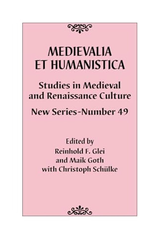 Medievalia et Humanistica, No. 49