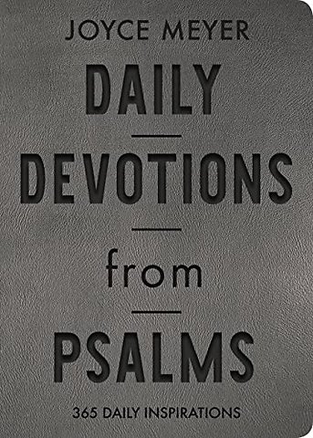 Daily Devotions from Psalms (Leather Fine Binding)