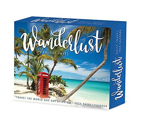Wanderlust 2024 6.2 X 5.4 Box Calendar