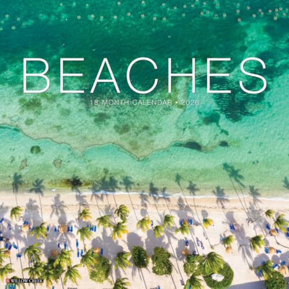 Beaches 2026 Wall Calendar