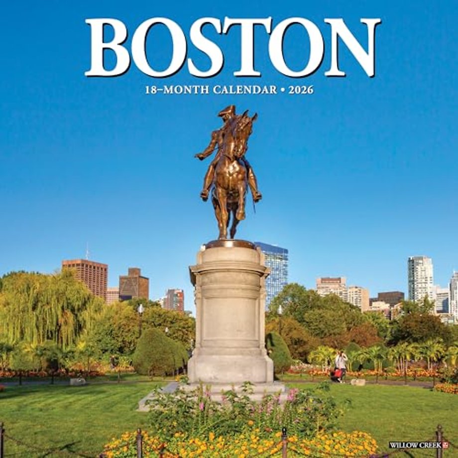 Boston 2026 Wall Calendar