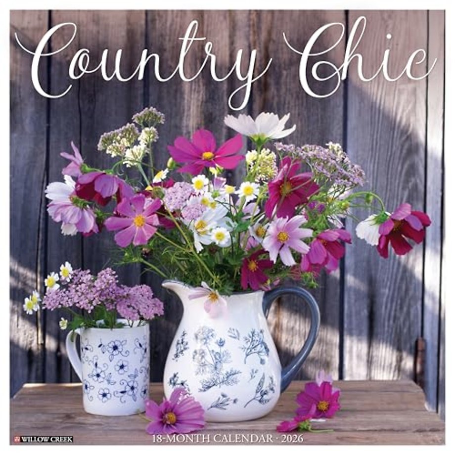 Country Chic 2026 Wall Calendar