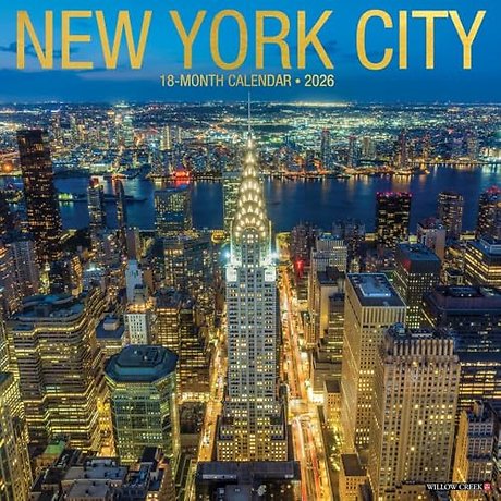 New York City 2026 Wall Calendar