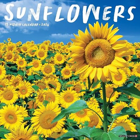 Sunflowers 2026 Wall Calendar
