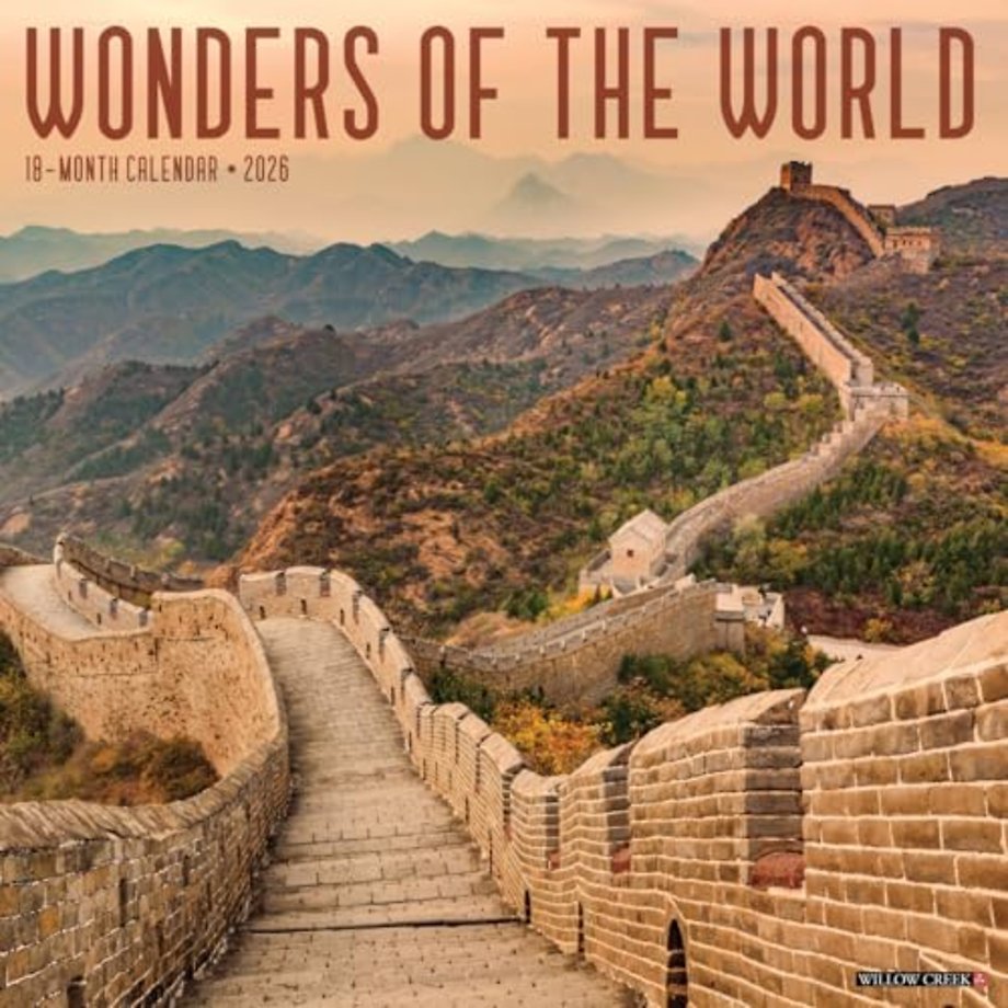 Wonders of the World 2026 Wall Calendar