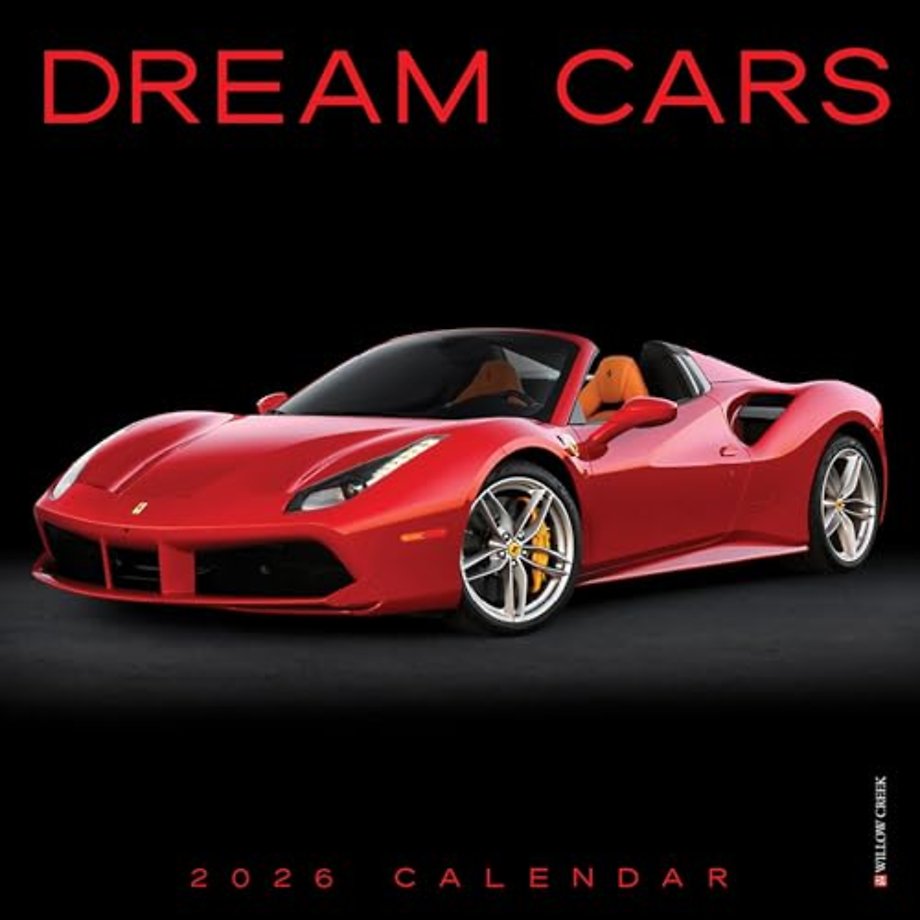 Dream Cars Mini Wall Calendar