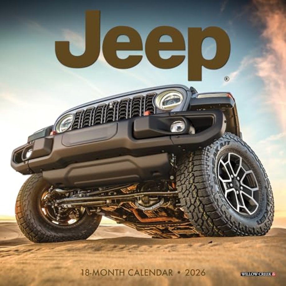 Jeep 2026 Mini Wall Calendar