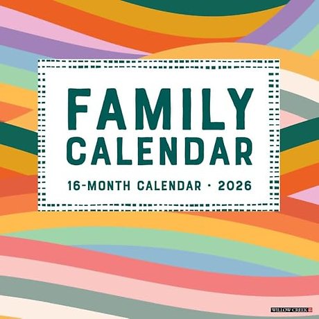 Family Planner Calendar 2026 Wall Calendar