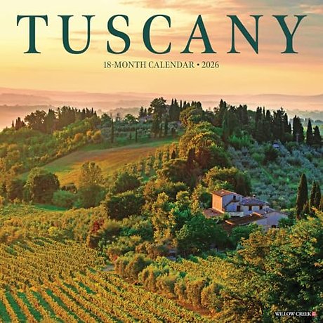 Tuscany 2026 Wall Calendar