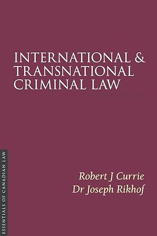 International and Transnational Criminal Law 3/e