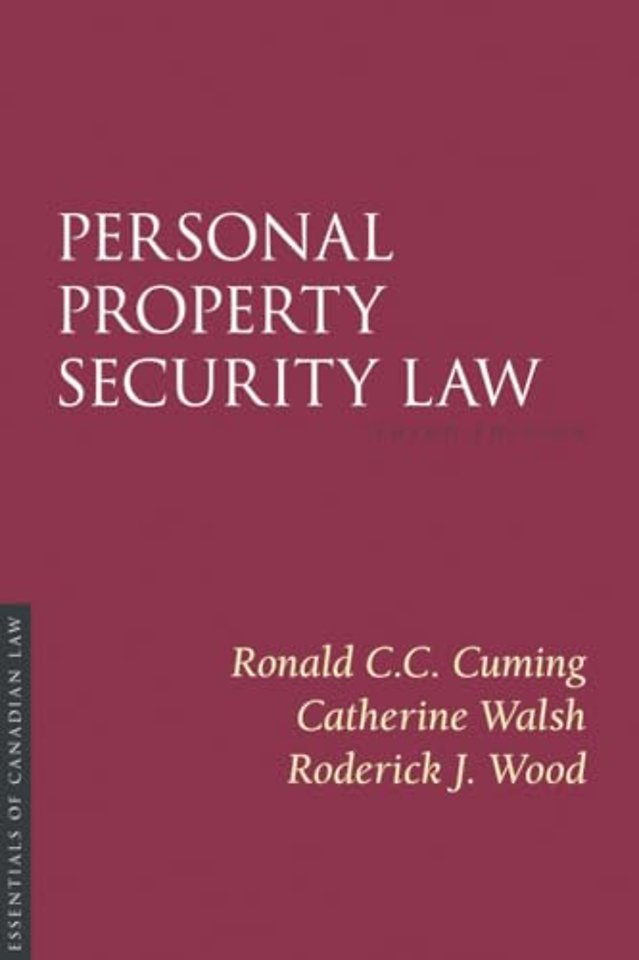 Personal Property Security Law, 3/e