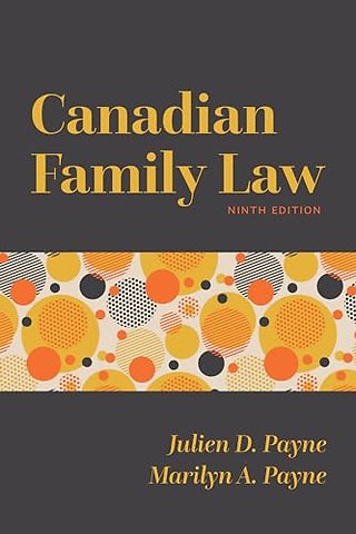 Canadian Family Law, Ninth Edition